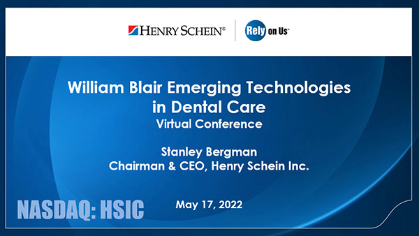 William Blair Emerging Technologies in Dental Care